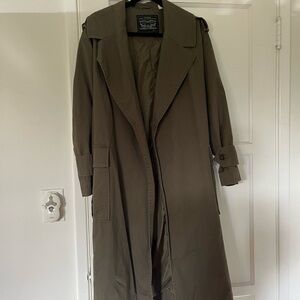 Levi Strauss Men's Olive Green Trench Coat